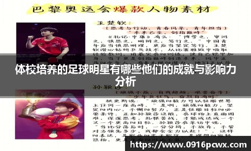 体校培养的足球明星有哪些他们的成就与影响力分析